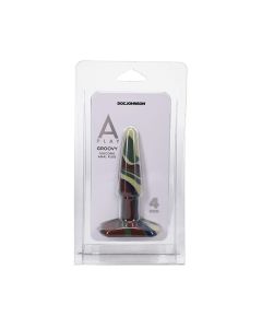 A Play 4" Groovy Silicone Anal Plug