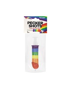 Pecker Shot Syringe - Rainbow