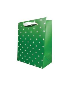 Polka Pot Gift Bag - Green/White