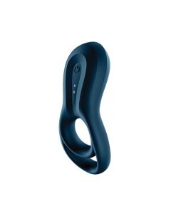 Satisfyer Epic Duo Ring Vibrator - Dark Blue
