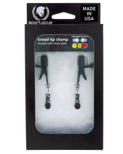 Spartacus Black Beaded Nipple Clamps