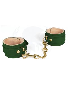 Spartacus PU Ankle Cuffs w/Plush Lining
