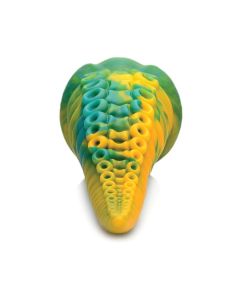 Creature Cocks Monstropus Tentacled Monster Silicone Dildo - Green/Yellow