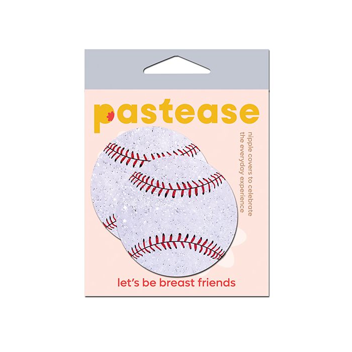 Pastease Premium Baseball Sparkly - White O/S